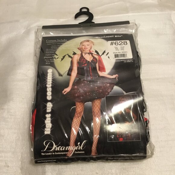 Moonlite Bite vampire light-up Halloween costume by Dreamgirl - Picture 1 of 9